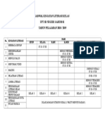 Jadwal Kegiatan Literasi Kelas