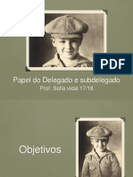 Papel Do Delegado e Subdelegado