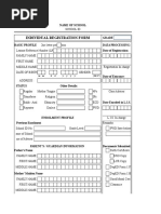 Learner Individual Registration Form