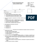 Evaluacion de Conocimiento de SSOMA