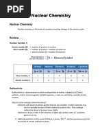 Nuclear Chemistry Final PDF