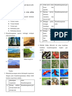 Soal Keanekaragaman Hayati