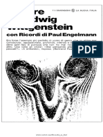 Ludwig Wittgenstein, Paul Engelmann - Lettere Di Ludwig Wittgenstein Con Ricordi Di Paul Engelmann-La Nuova Italia (1970) PDF