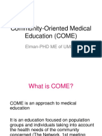 Community Oriented Medical education-FK UMSU