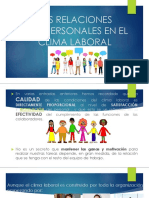 Clima Laboral y Relaciones Interpersonales