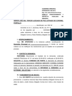 DELGADO HOYOS JUAN DENIS - Contesta Demanda de Alimentos.