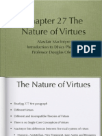 Chapter 27 The Nature of Virtues: Alasdair Macintyre Introduction To Ethics Phil 118 Professor Douglas Olena