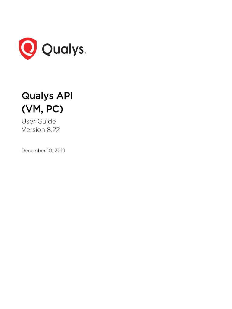 Qualys API VMPC User Guide | PDF | Http Cookie | Hypertext Transfer ...