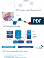 ERP Implementation Cost Analysis - SAP v6