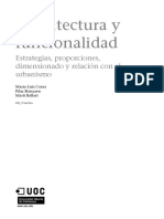 Arquitectura y Funcionalidad Estrategias, Proporciones, Dimensionado y Relación Con El Urbanismo - Portada