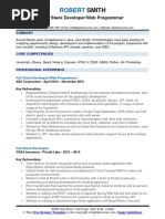 Senior Java Developer Resume | PDF | Java Server Pages | Java Platform