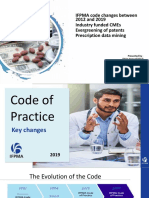 Ethics in Pharmaceutical Industry IFPMA Code Changes From 2012 To 2019, Ever Greening of Patents