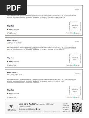 Generate Rent Receipt Online _ Free Rent Receipt Generator