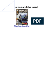 Mercedes Benz Atego Workshop Manual