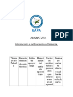 introducción a la Educación a Distancia.