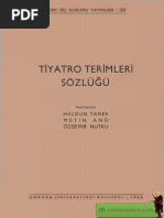 Haldun Taner & Özdemir Nutku & Metin and Tiyatro Terimleri Sözlüğü PDF