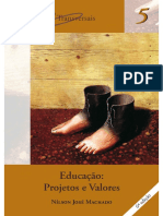 Machado (Livro Completo) Educação Projetos e Valores