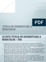 Viteza de Sedimentare a Hematiilor.pptx