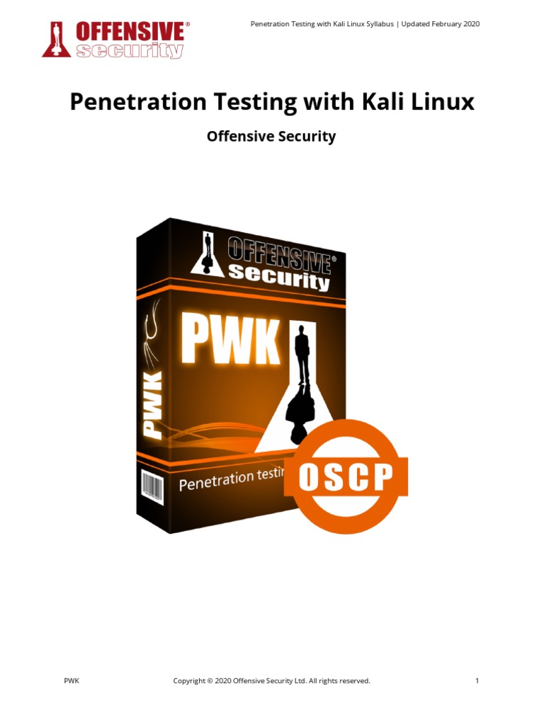 Penetration Testing With Kali | PDF | Cyberwarfare | Security