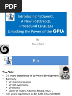 PostgreSQL OpenCL Procedural Language