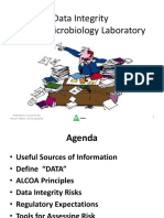 Data Integrity For The Microbiology Laboratory