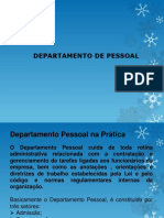 departamento pessoal