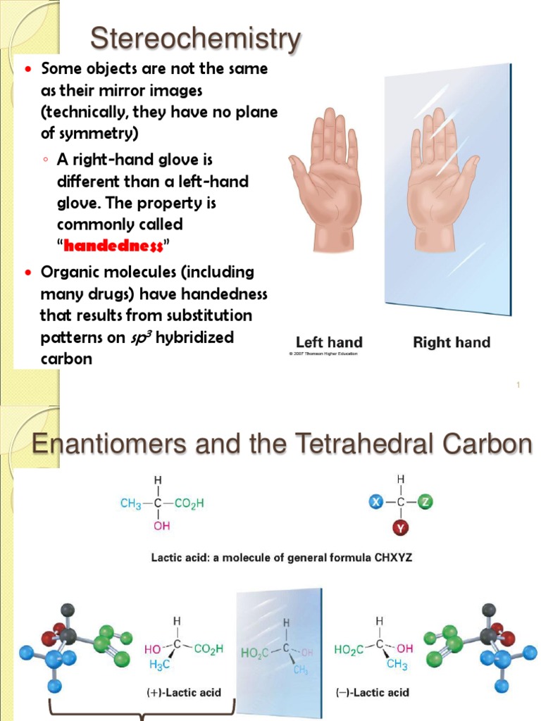 Understanding Chirality and Enantiomers | PDF | Chirality (Chemistry ...