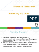 Community Police Task Force Presentation