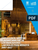 Estudio de Empleabilidad Sector Turismo Bogota 2007 2017