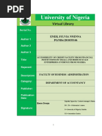 Accessibility of Credit Facility From Financial Institutions by Small PDF