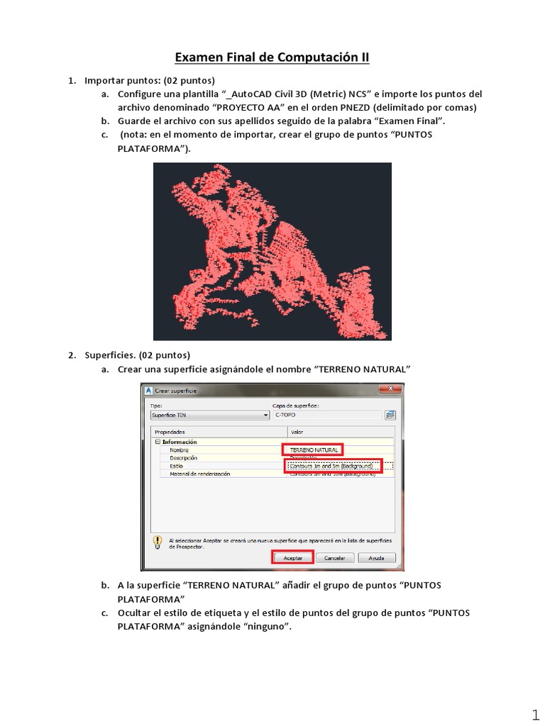 Examen Final Computación II | PDF | Informática | Áreas de informática