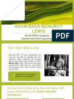 Asam-Basa Menurut Lewis