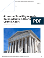 4 Levels of Disability Appeals_ Reconsideration, Hearing, Council, Court