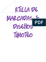 Cartilla de Marcado y Diseño Timoteo