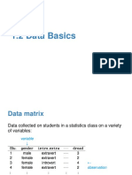 1.2 Data Basics