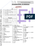 Física - Sistema Internacional de Medidas Práctica Opciones Multiples