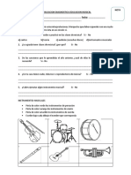 Evaluacion Diagnostica Educacion Musical 1