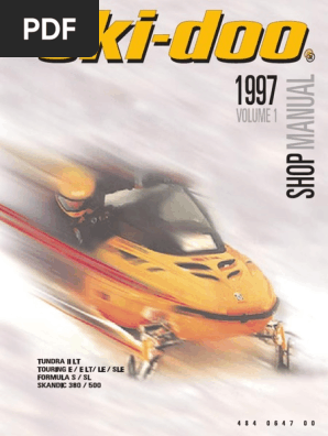 1997 Ski Doo PDF | PDF | Transmission (Mechanics) | Belt (Mechanical)