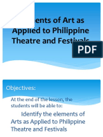 Elements of Art As Applied To Philippine Theatre