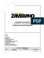 Procedimiento de Trabajo Seguro Enfierrador