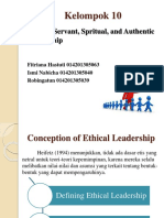 10 Ethical Servant Spritual and Authentic Leadership Chapter 11