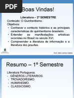 1º ANO - QUINHENTISMO - PROFESSOR JOHN.