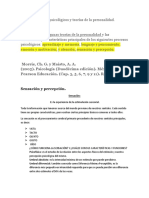 Procesos Psicológicos y Teorías de La Personalidad