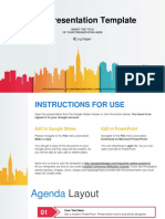City buildings silhouettes colors Google Slides Presentation.pptx