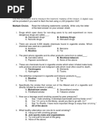 4th HEALTH SUMMATIVE TEST Grade 8