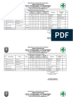 Matrix Kegiatan Keluarga Sehat