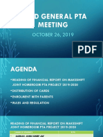 Third General Pta Meeting