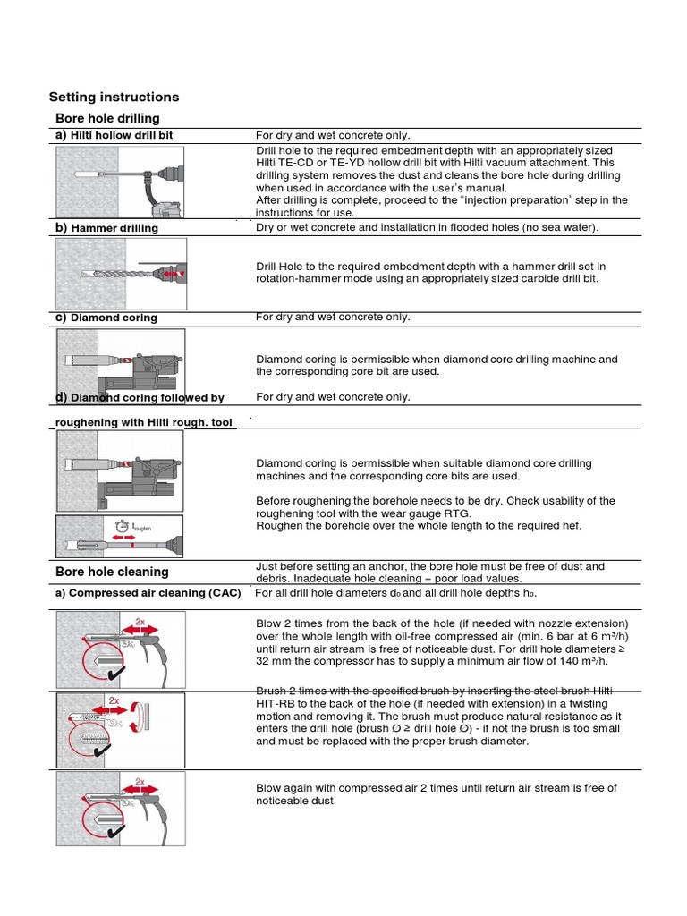 Prosedur Core Drill PDF Drill Drilling