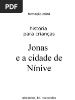 JONAS E A CIDADE DE NÍNIVE   INFANTIL
