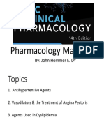 Pharmacology Topics 2020